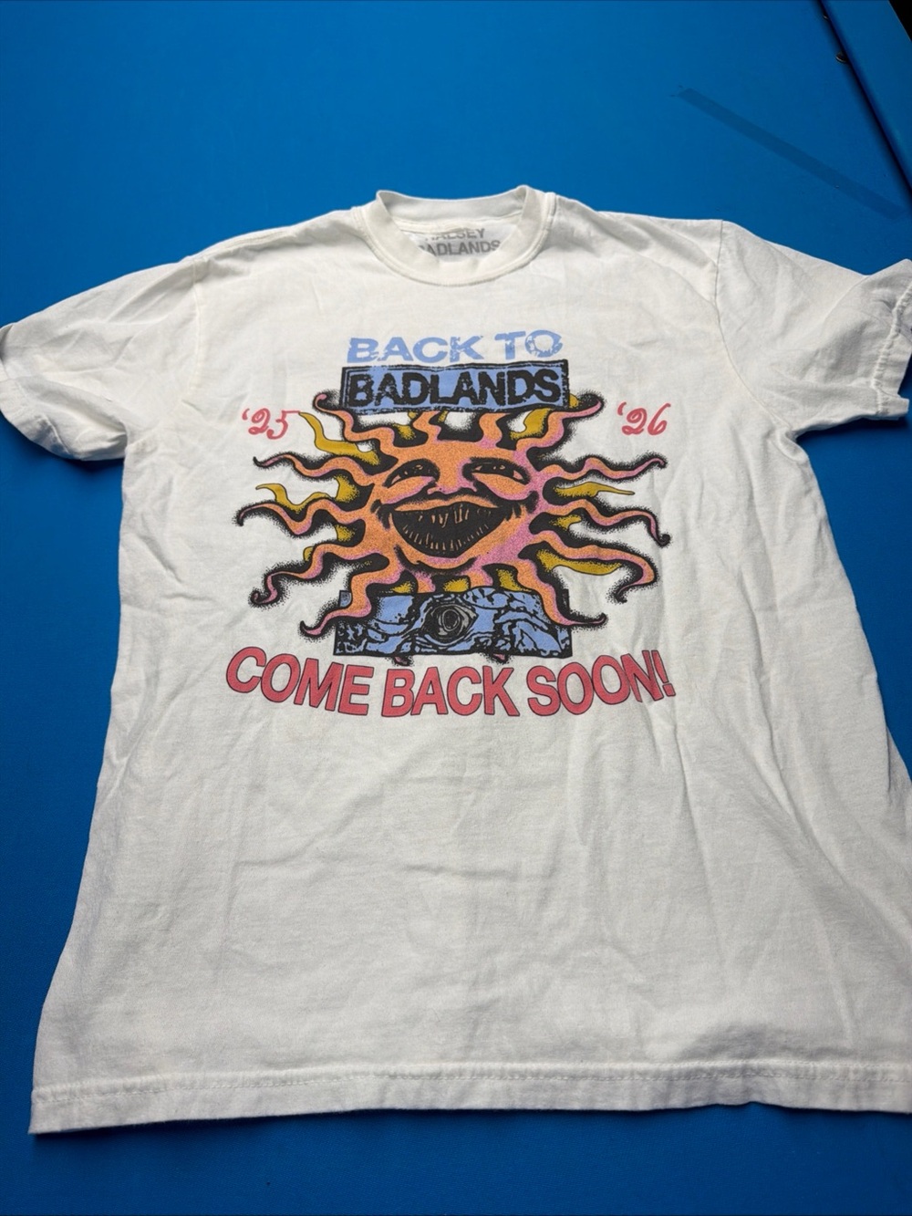 Halsey Back to Badlands '25-'26 tour Graphic Tee - White